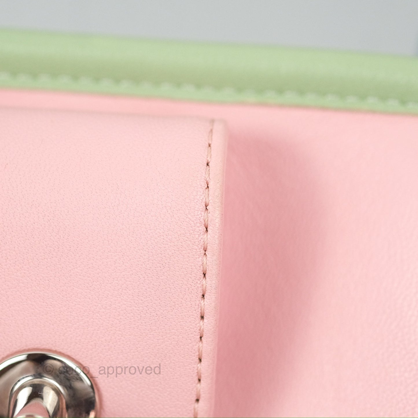 Chanel Coco Splash Blue/Green/Pink PVC Shopping Tote Bag