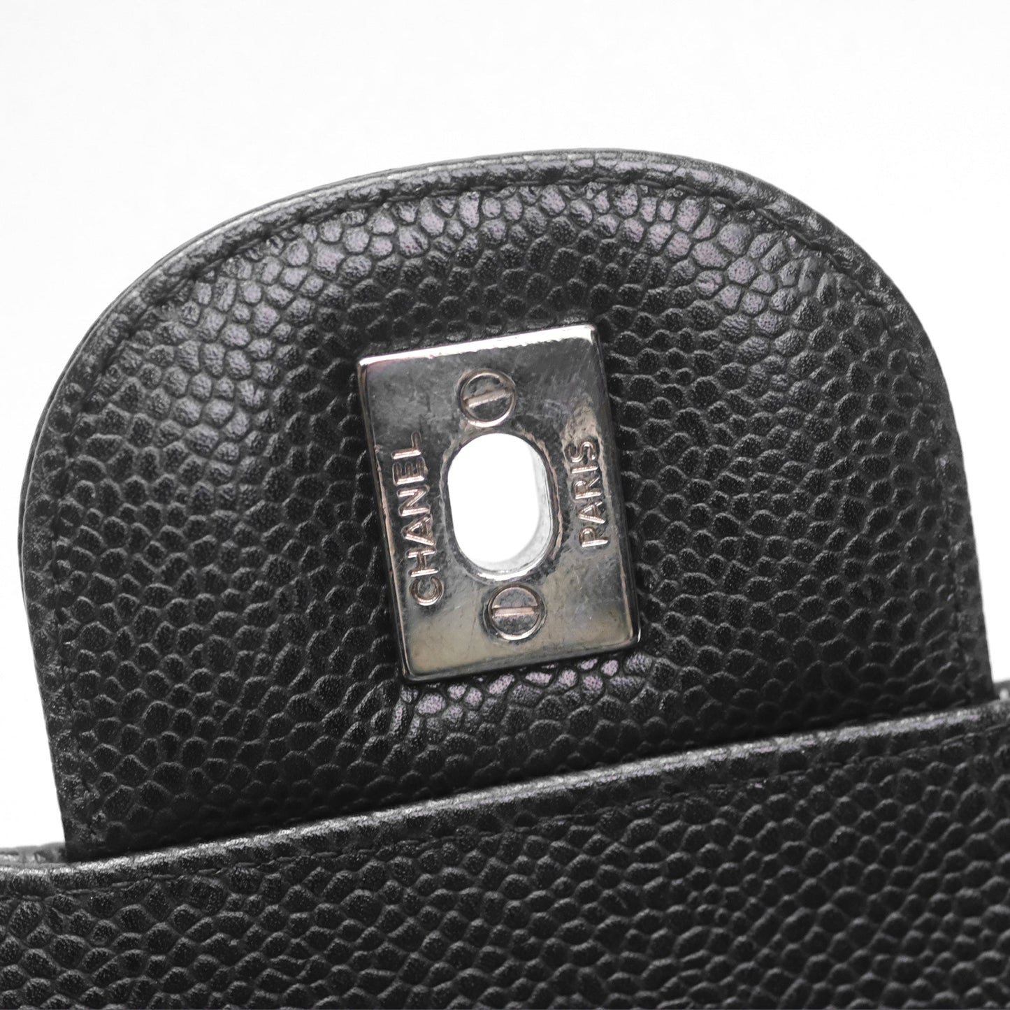 Chanel Jumbo Double Flap Black Caviar Silver Hardware⁣⁣