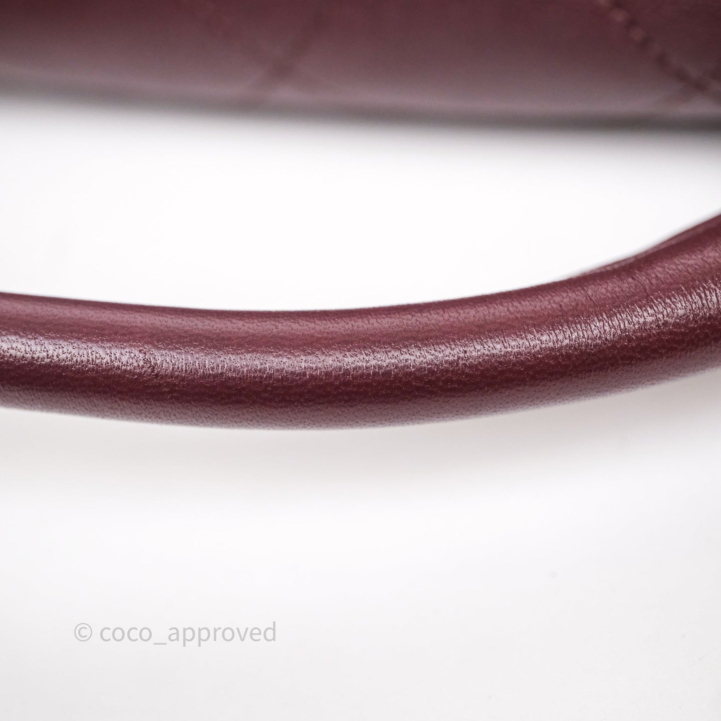Chanel Quilted Shoulder Flap Bag Red Burgundy Lambskin Gold Hardware