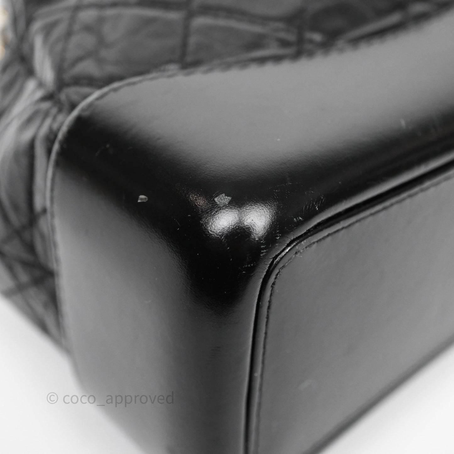 Chanel Small Gabrielle Backpack Black Aged Calfskin