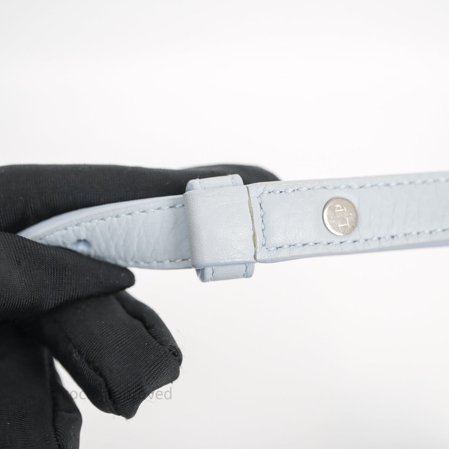 Loro Piana Extra Pocket L19 Light Blue Grained Calfskin