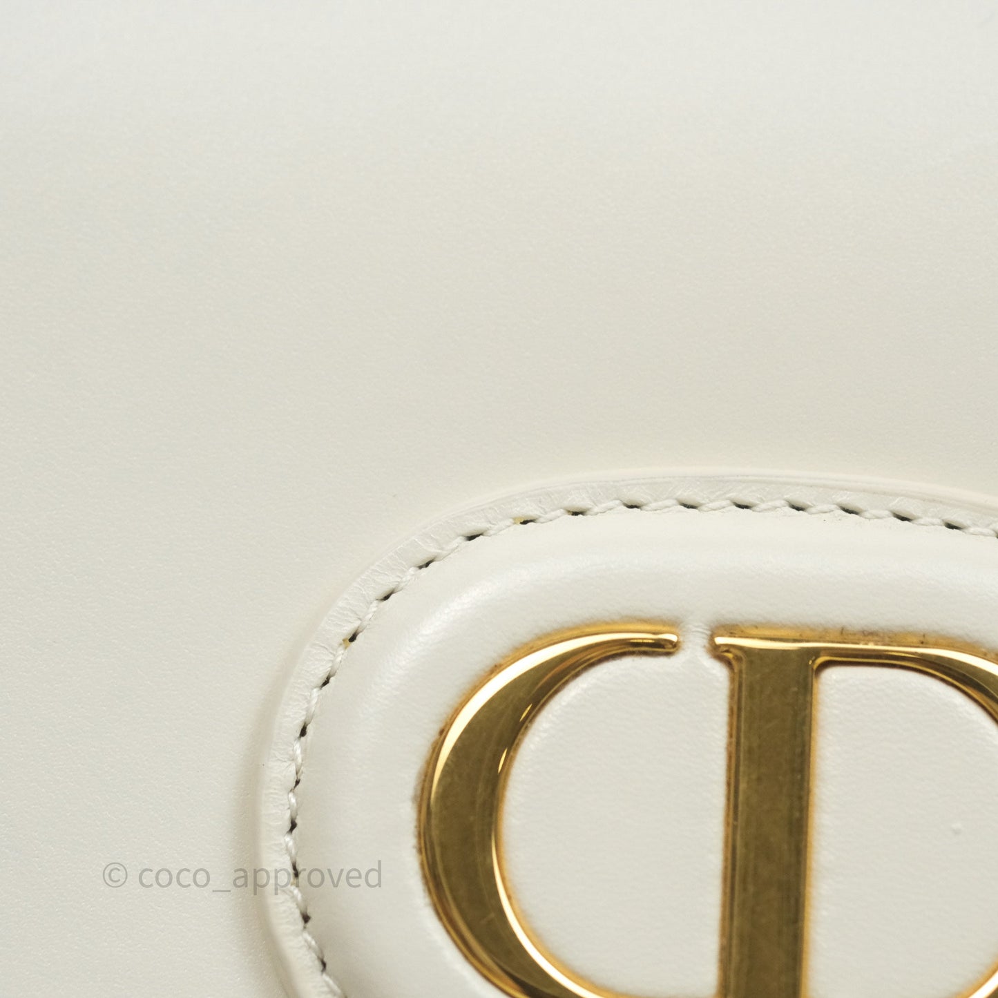 Christian Dior Medium Bobby Flap White Box Calfskin