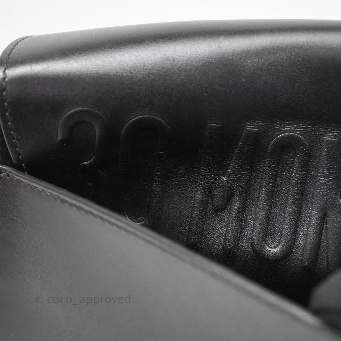 Christian Dior Medium Bobby Flap Black Box Calfskin