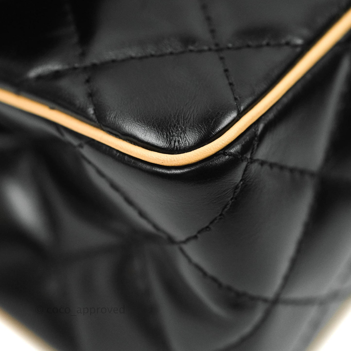 Chanel Reissue Quilted Aged Calfskin Beige & Black Ruthenium Hardware 226
