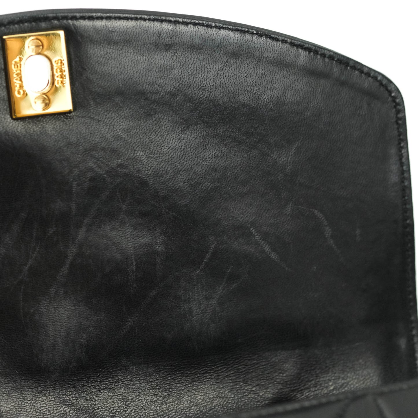 Chanel Black Quilted Lambskin Small Vintage Classic Diana Flap Bag