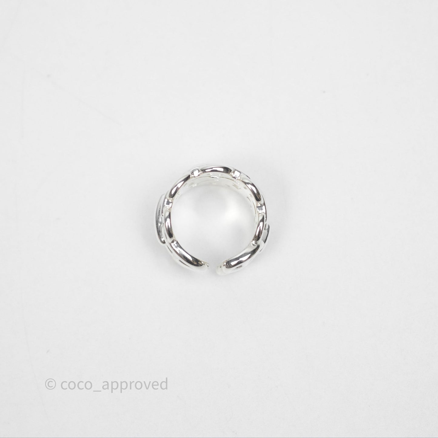 Hermès Chaine d'ancre Enchainee Ring Size 52