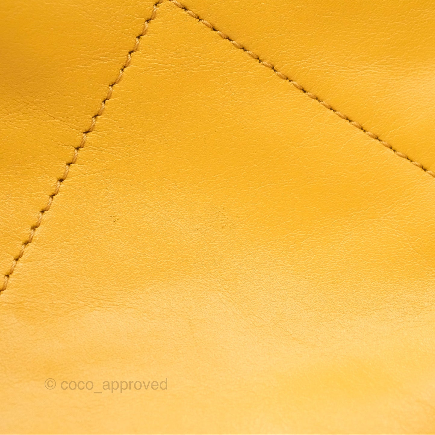 Chanel 22 Small Mustard Yellow Shiny Aged Calfskin Aged Gold Hardware