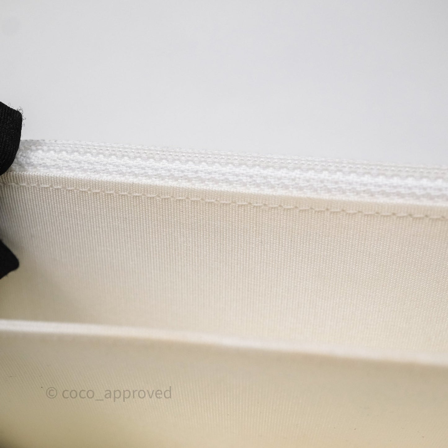 Chanel Mini Wallet On Large Pearl Chain WOC Quilted White Lambskin Gold Hardware