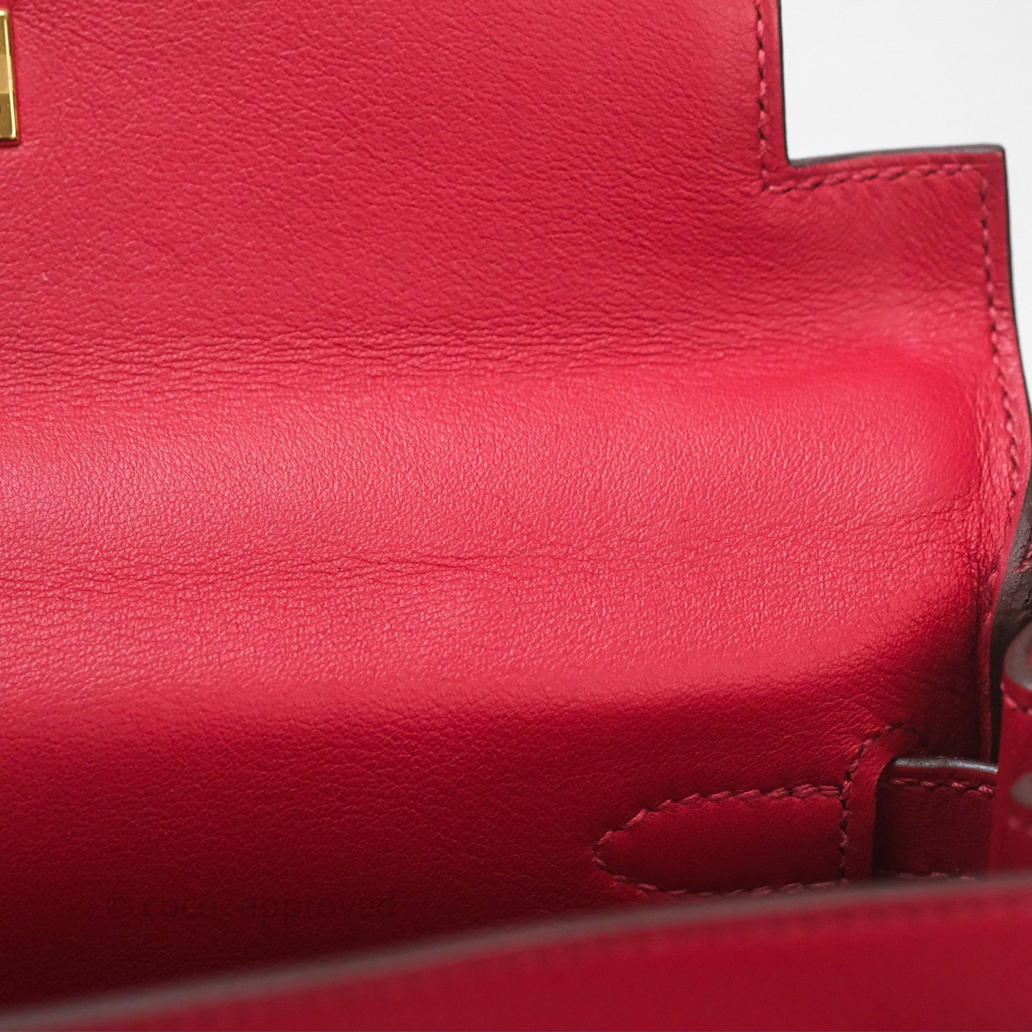 Hermès Kelly II 25 Retourne Swift Rouge Piment 5X Gold Hardware