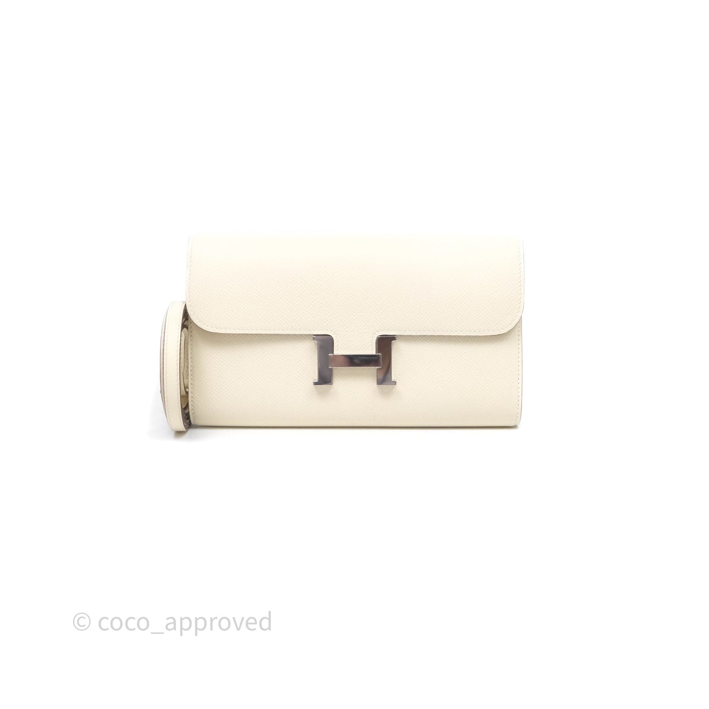 Hermès Constance To Go Wallet Nata I2 Epsom Palladium hardware