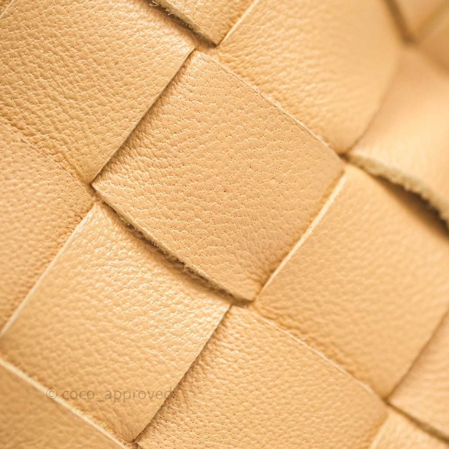 Bottega Veneta Mini Jodie Bag Intrecciato Almond Lambskin