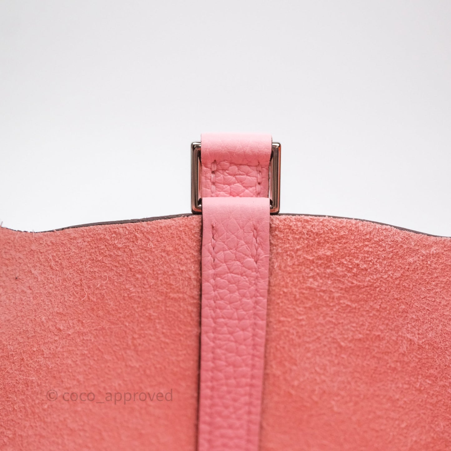 Hermès Picotin 18 Rose Sakura 3Q Clemence Palladium Hardware