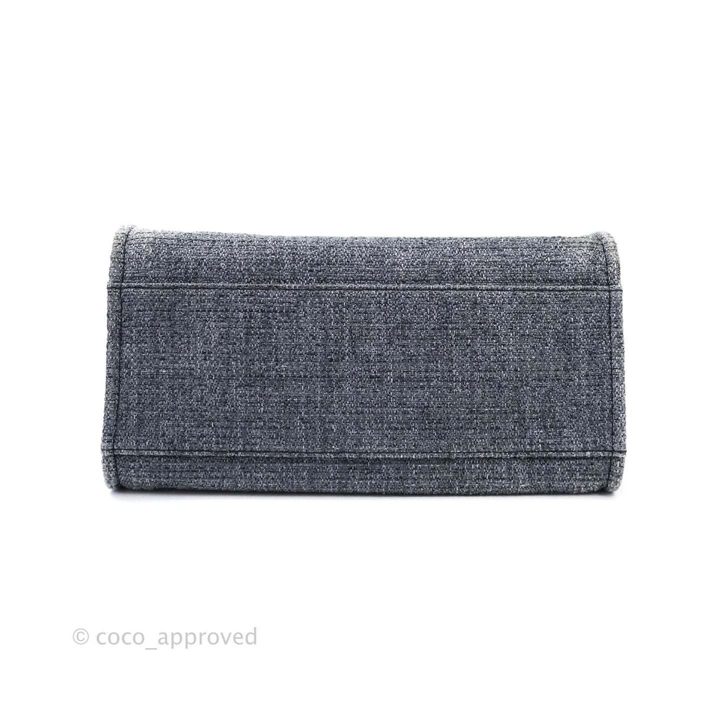 Chanel Large Deauville Charcoal Grey Canvas