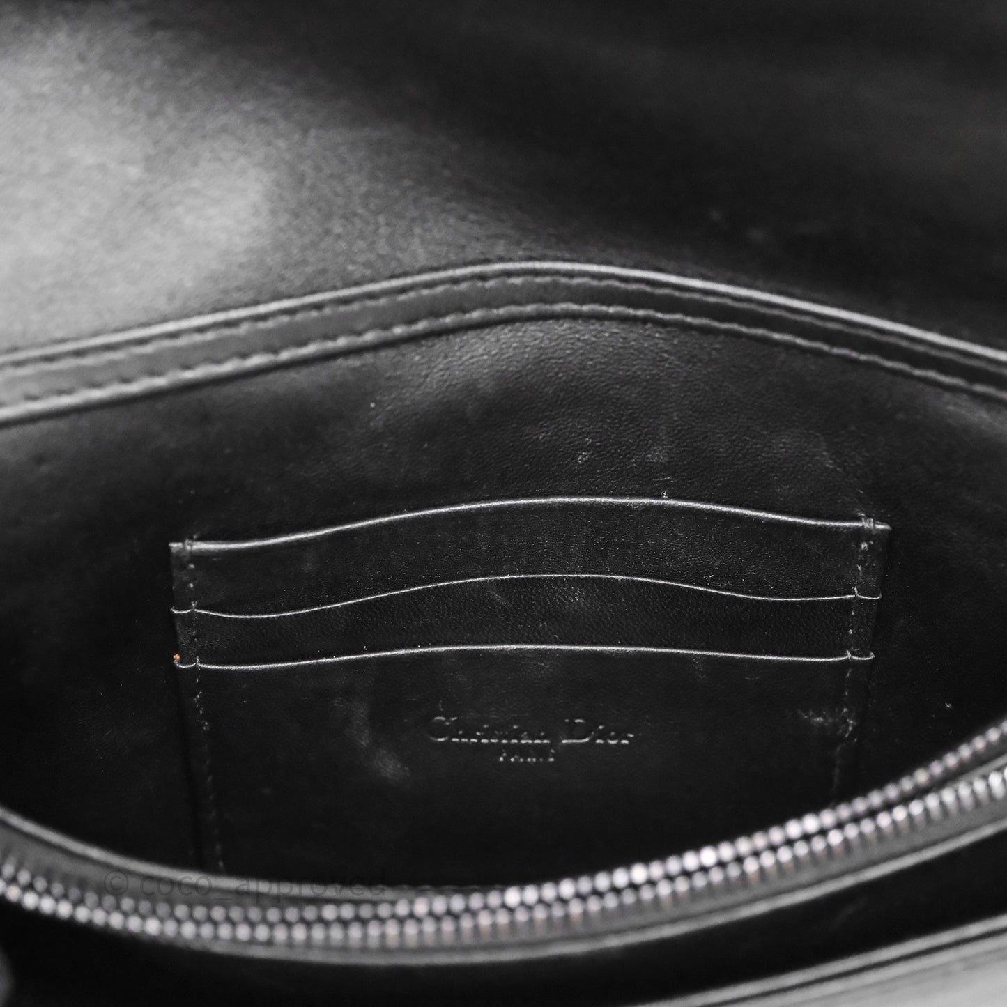 Christian Dior Mini Caro Bag Black Macrocannage