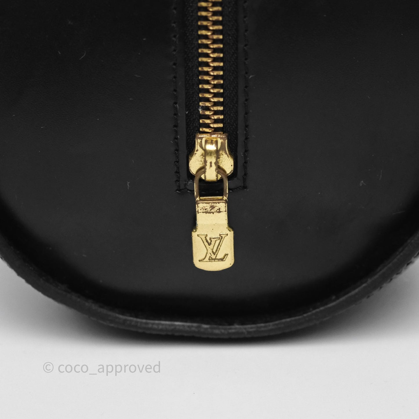 Louis Vuitton Epi Soufflot Bag Black Gold Hardware