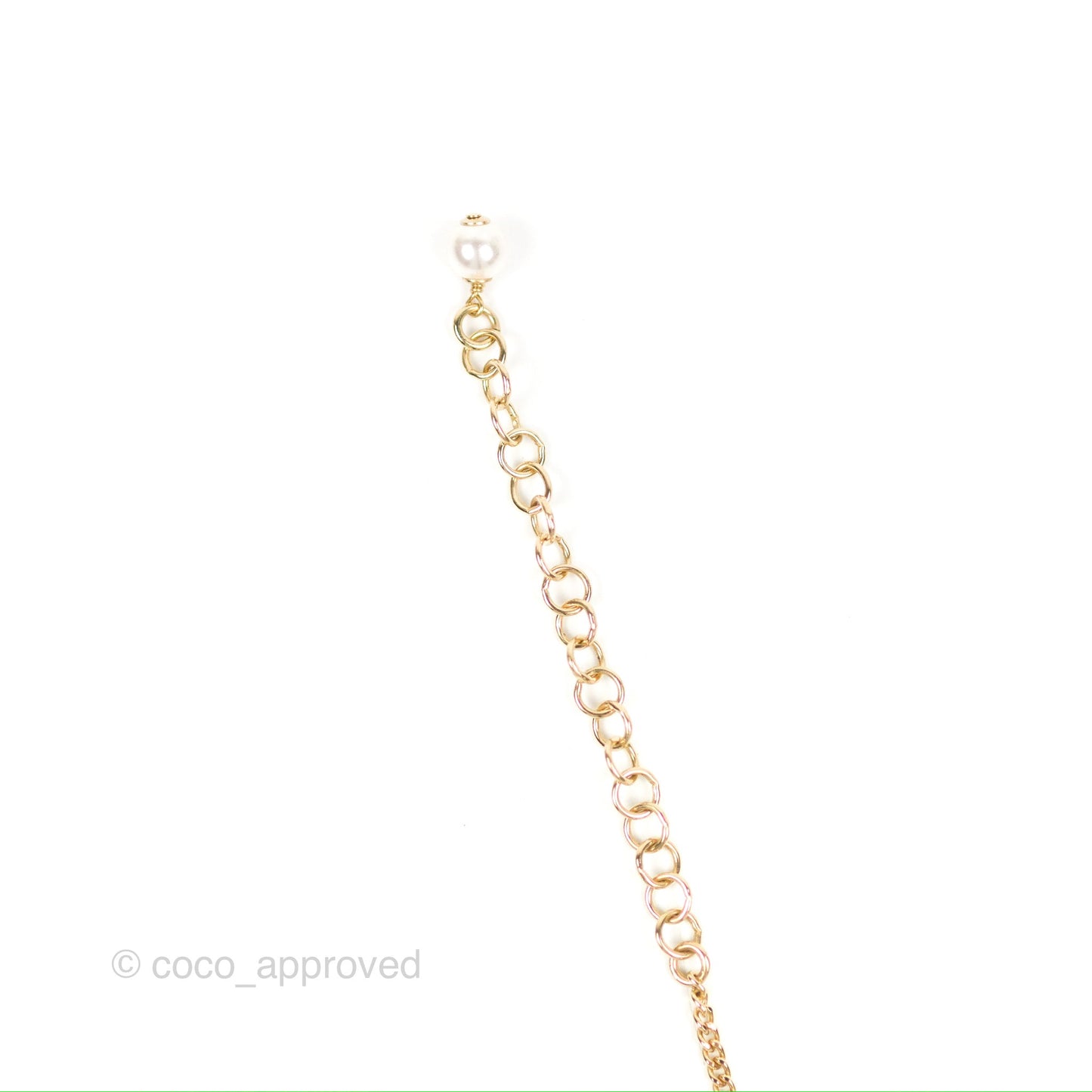 Chanel CC Star Pendant Necklace Gold Tone 23A