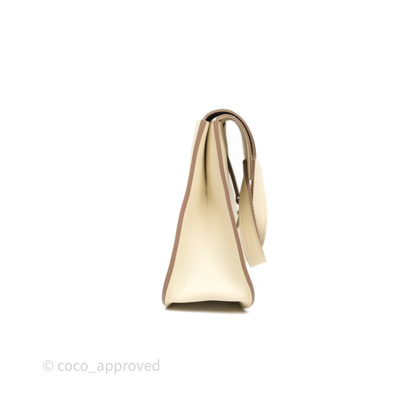 Hermès Halzan 22 Mini Craie 10 Swift Palladium Hardware