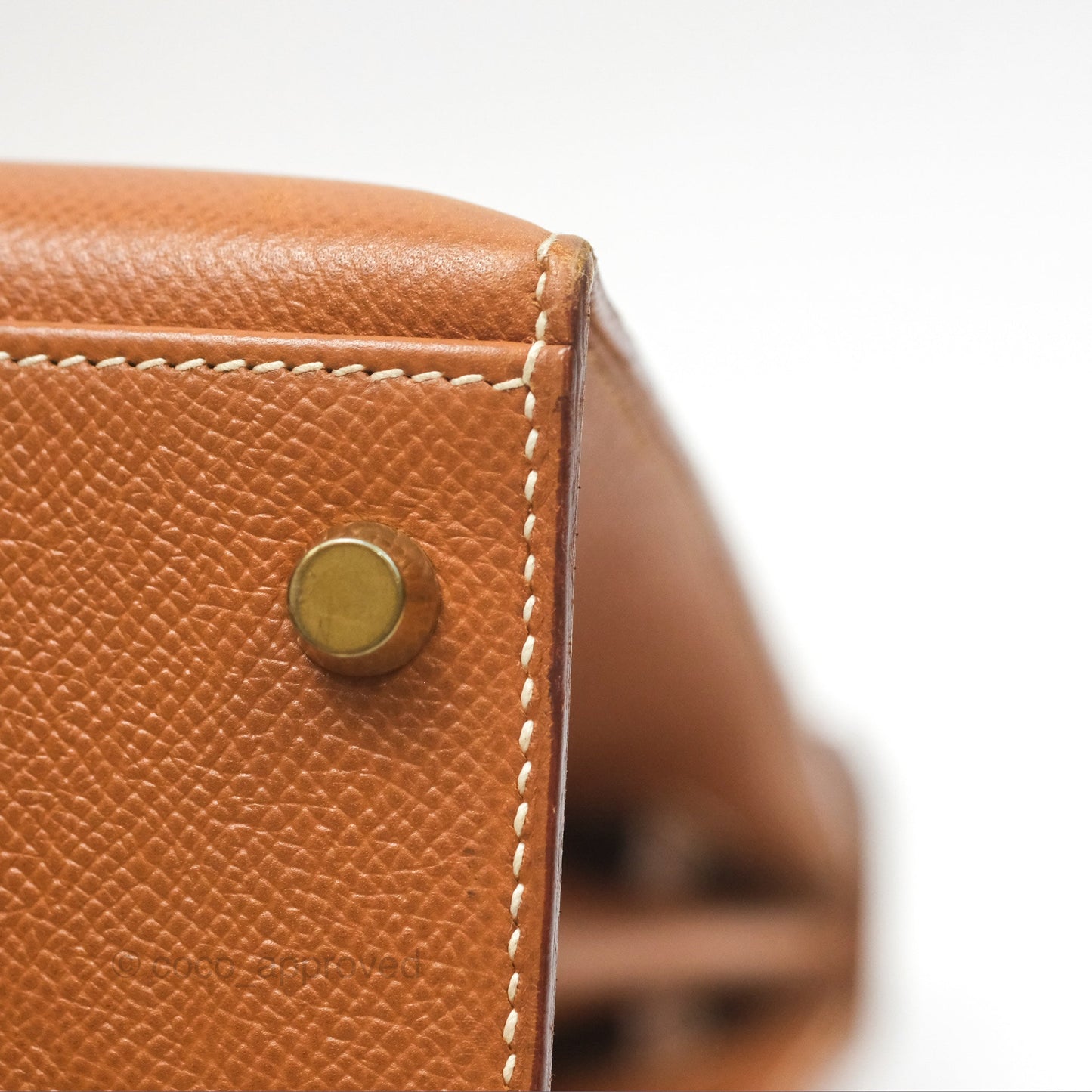 Hermès Kelly 32 Sellier Gold Epsom Gold Hardware
