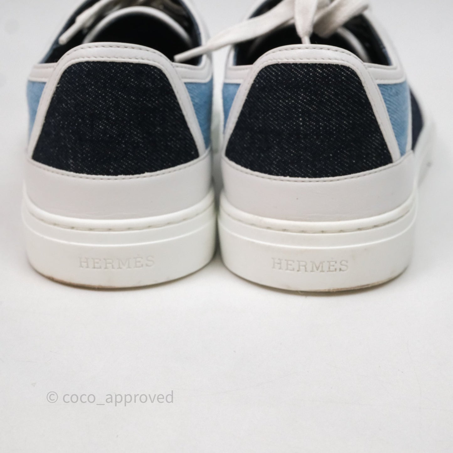 Hermès Denim Sneakers Size 37.5