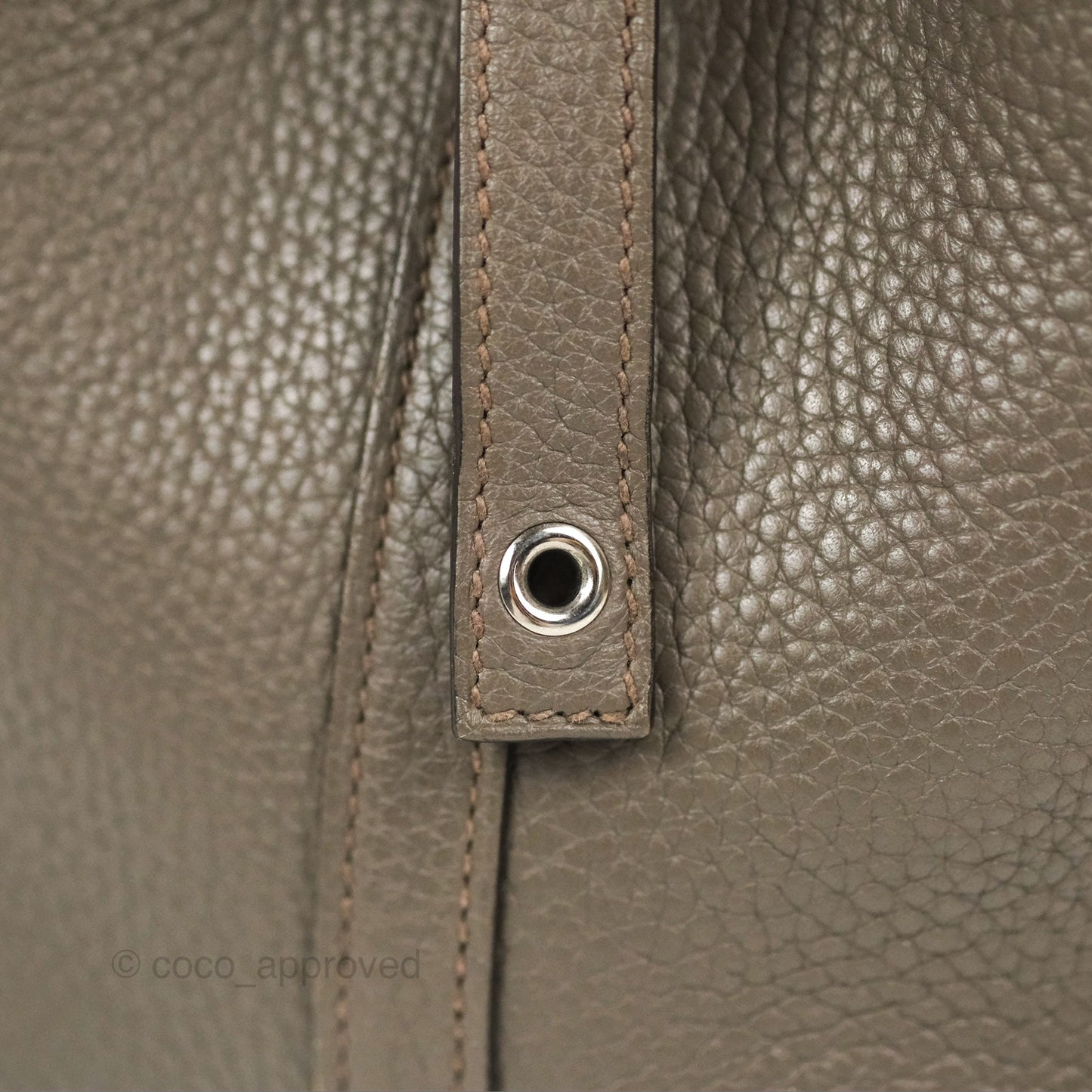 Hermès Picotin Lock 18 Etain Taurillon Clemence Palladium Hardware