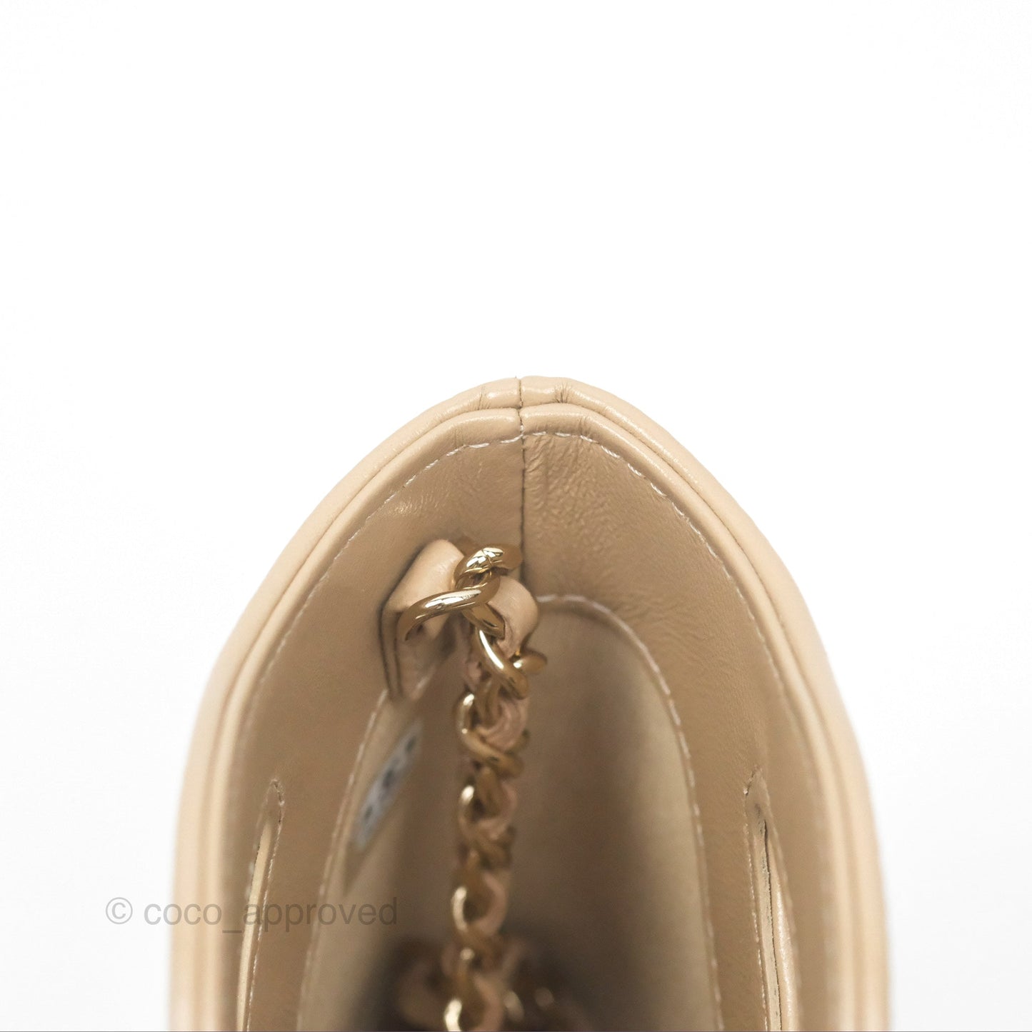 Chanel Micro 31 Beige Bucket Bag Shiny Calfskin Gold Hardware