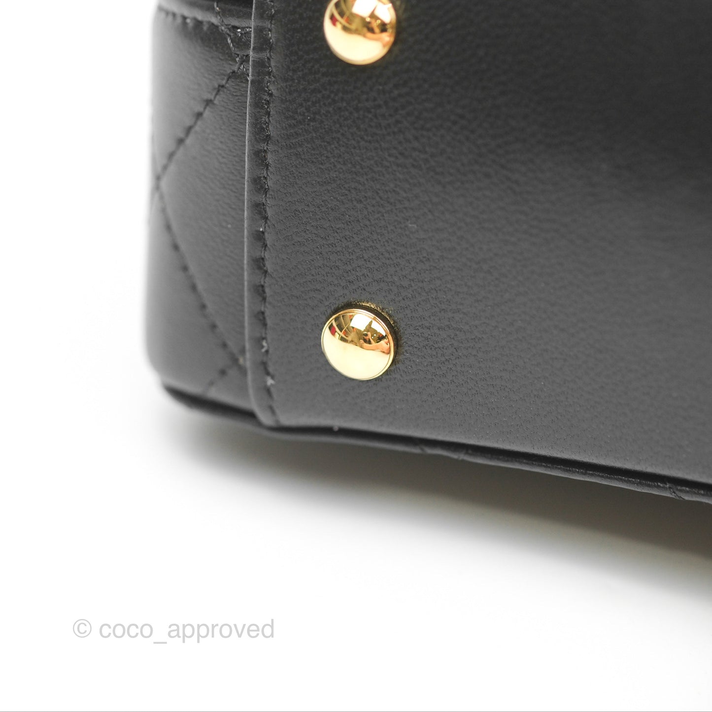 Chanel Small Clutch With Chain Black Lambskin Gold Hardware 23C