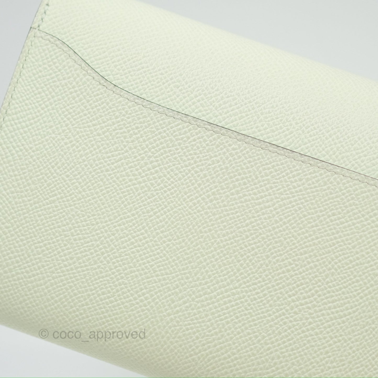 Hermès Constance To Go Wallet Vert Fizz Epsom Palladium Hardware
