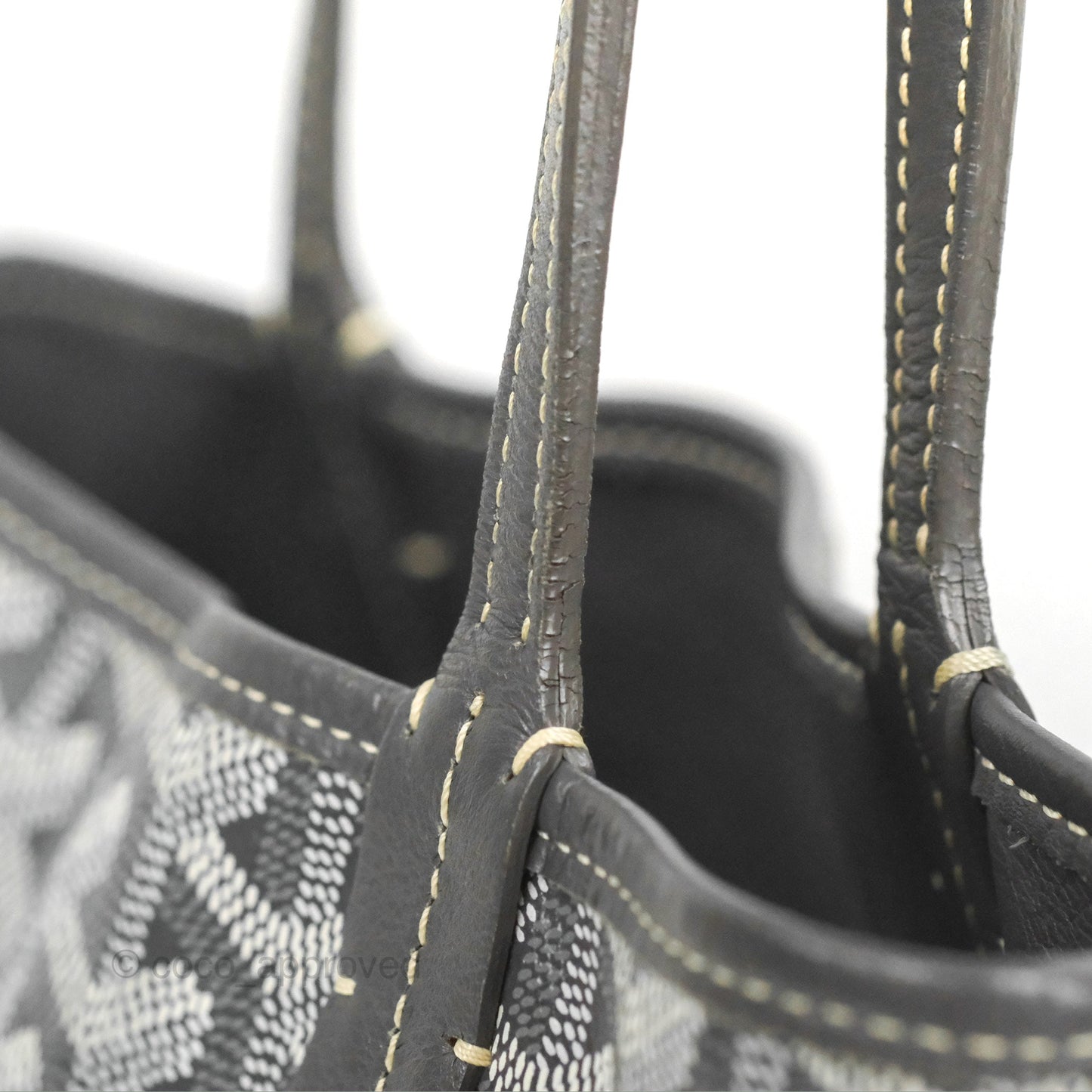 Goyard Anjou Mini Bag Goyardine Canvas Grey