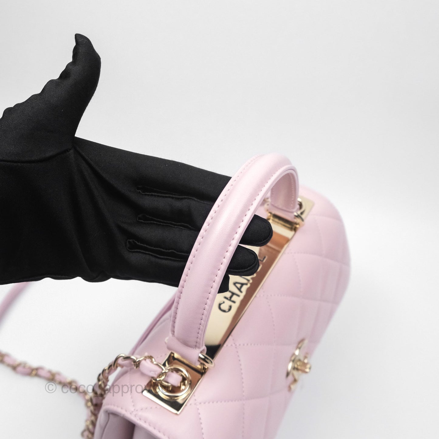 Chanel Small Trendy CC Mauve Pink Lambskin Gold Hardware