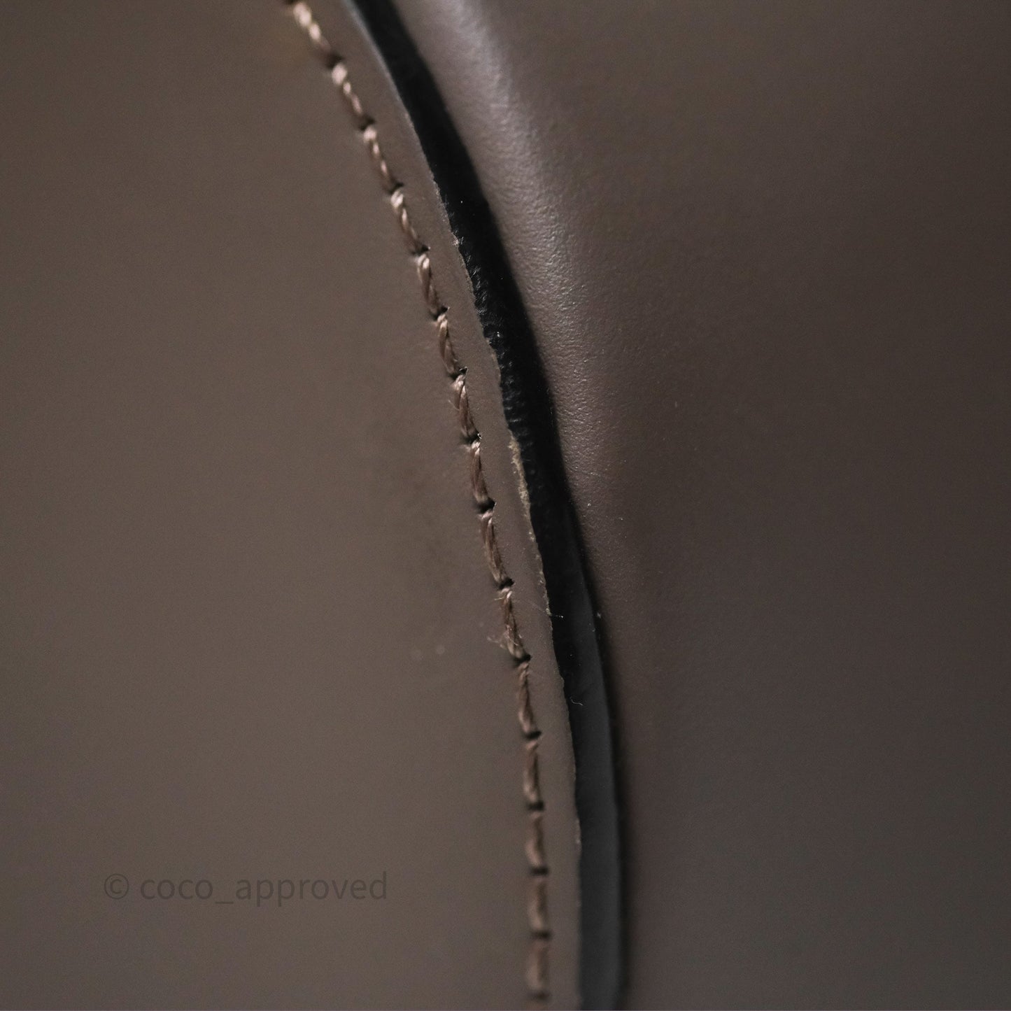 Loewe Small Balloon Bucket Bag Taupe Grained Calfskin