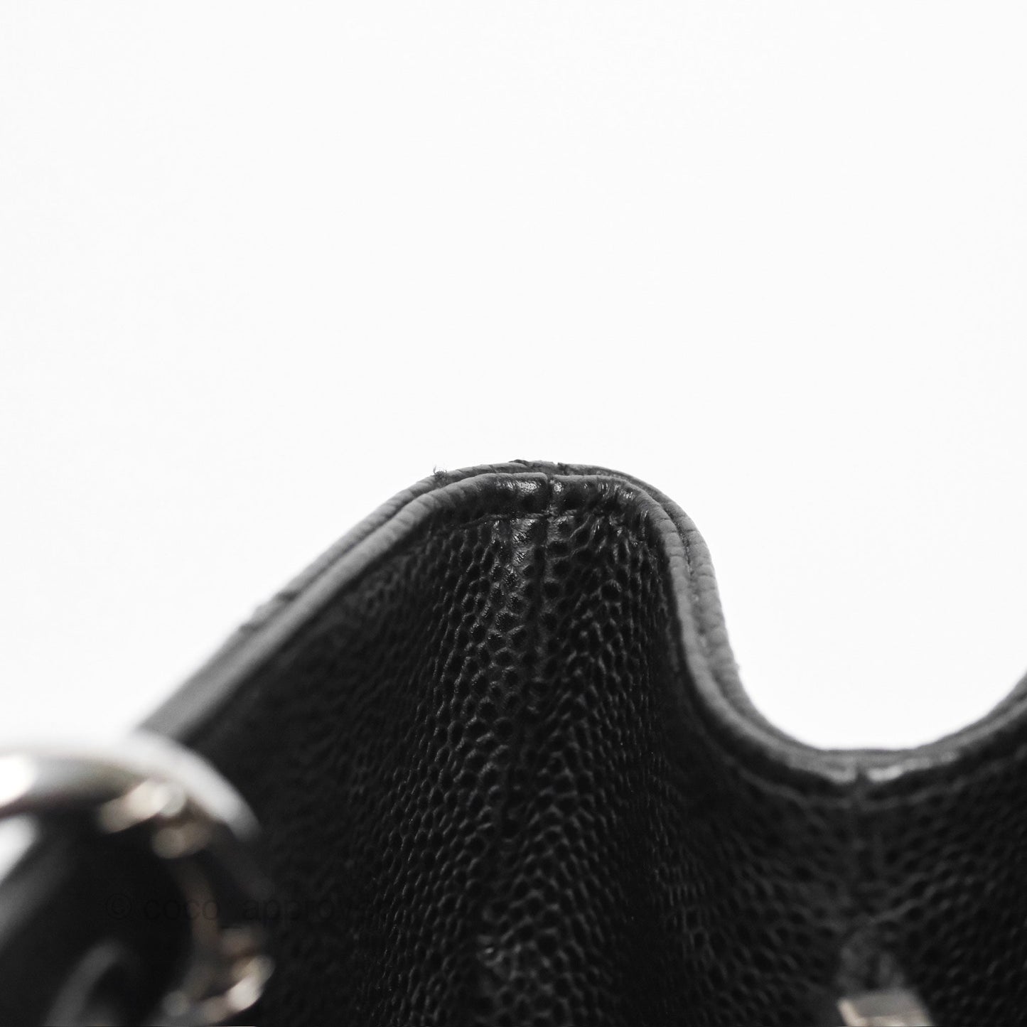 Chanel GST Black Caviar Silver Hardware