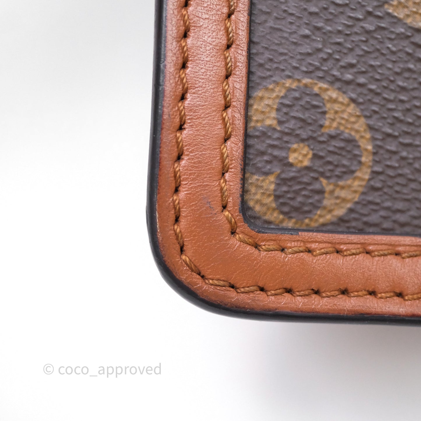 Louis Vuitton Mini Dauphine Monogram Tan Calfskin