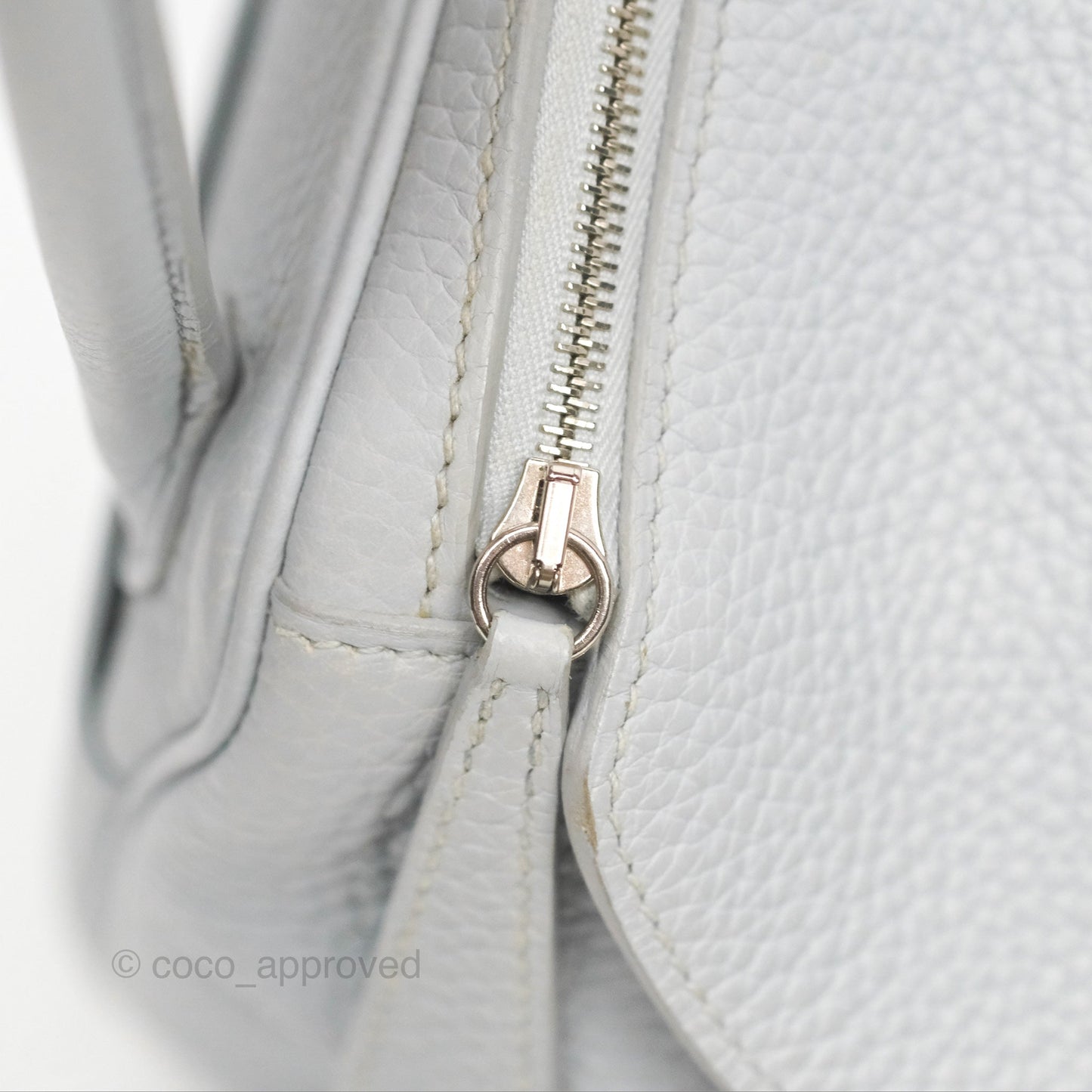 Hermès Lindy 26 Blue Glacier 8U Taurillon Clemence Palladium Hardware