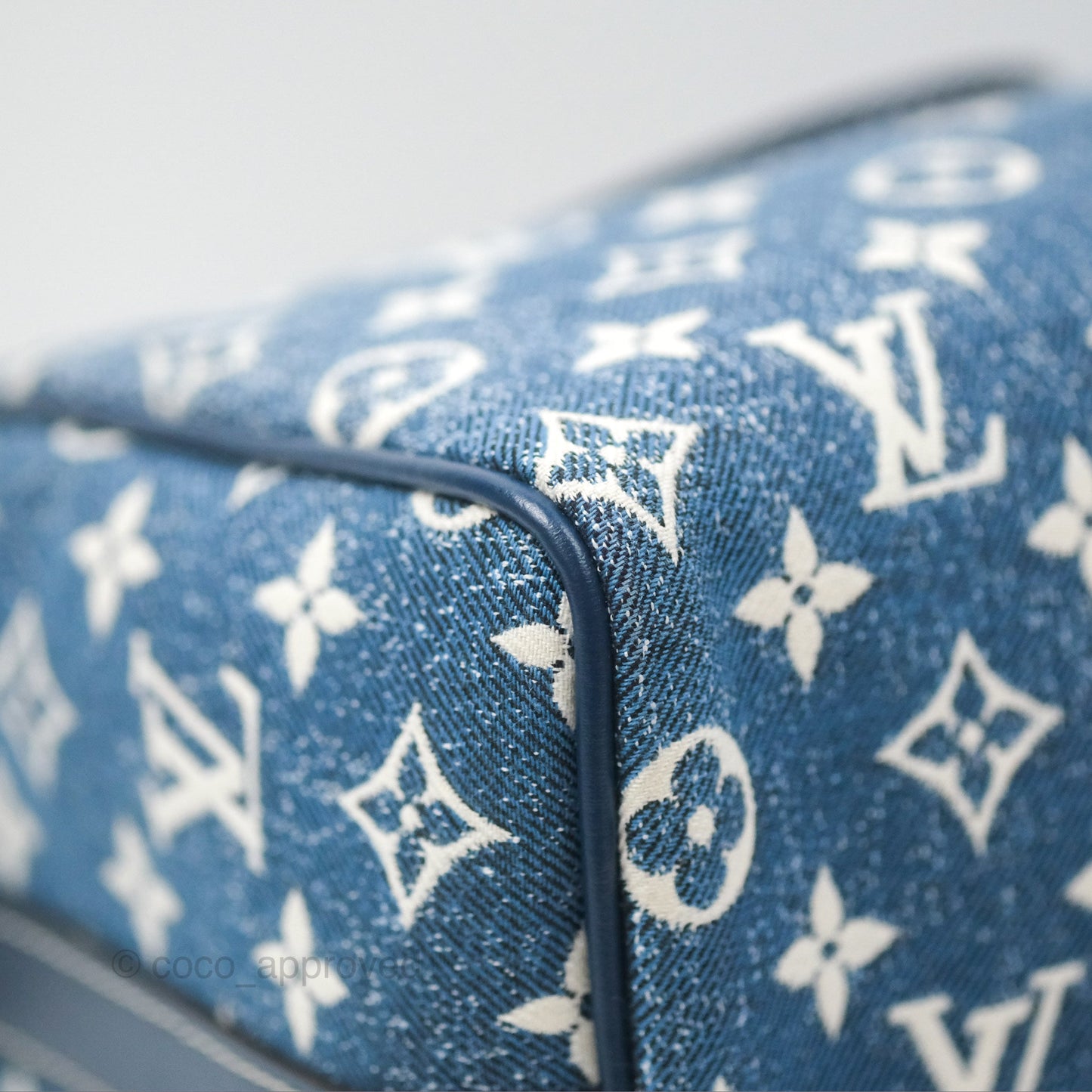 Louis Vuitton Bandouliere Speedy 25 Monogram Blue Denim