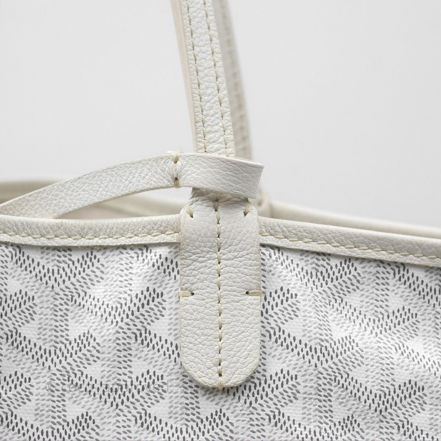Goyard Saint Louis Tote Bag GM Blanc White