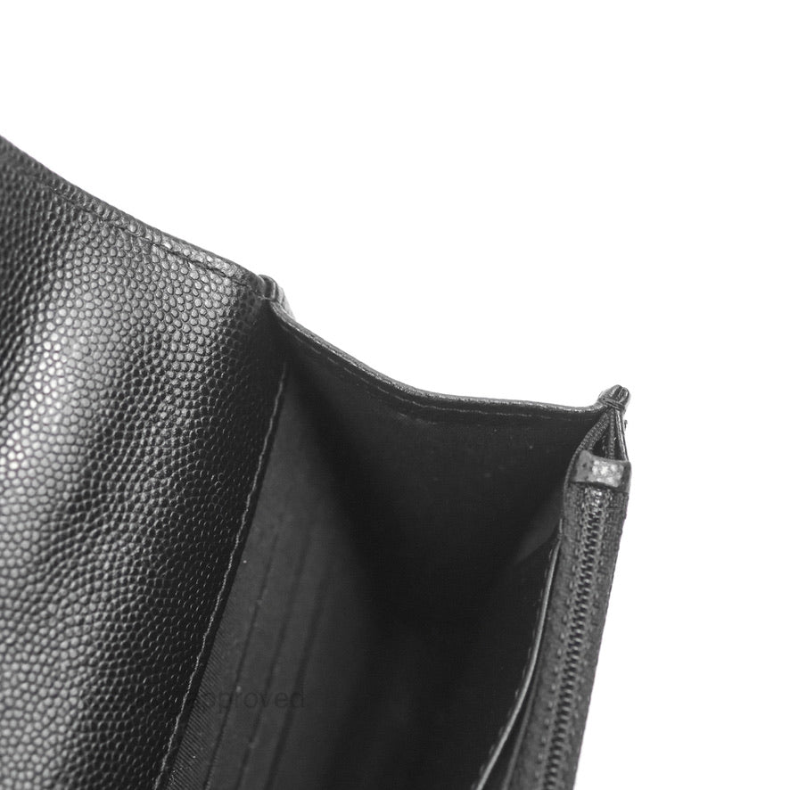 Chanel Quilted So Black Wallet on Chain WOC Caviar Incognito Hardware