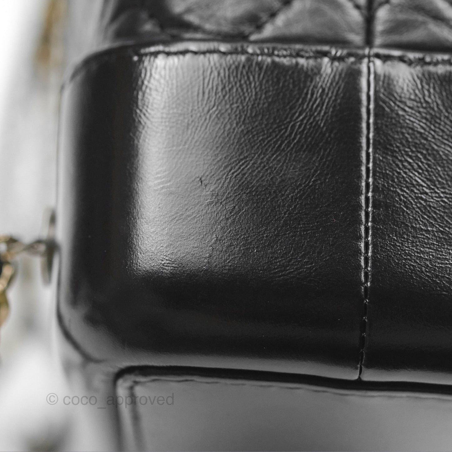 Chanel Small Gabrielle Backpack Black Aged Calfskin
