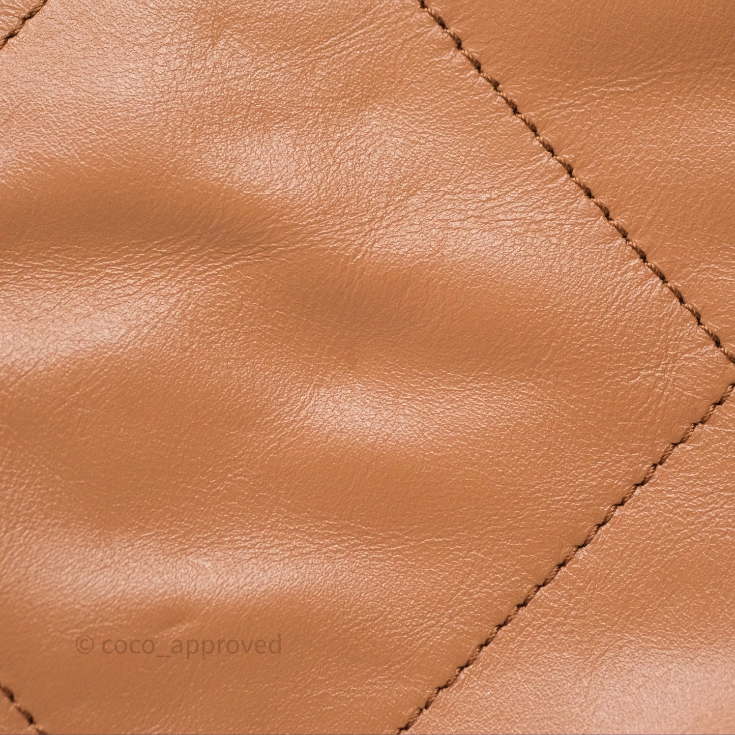 Chanel 22 Small Beige Shiny Calfskin Aged Gold Hardware
