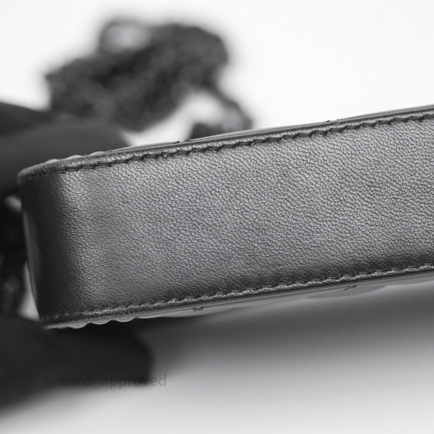 Chanel Boy Double Zip Clutch On Chain So Black Lambskin