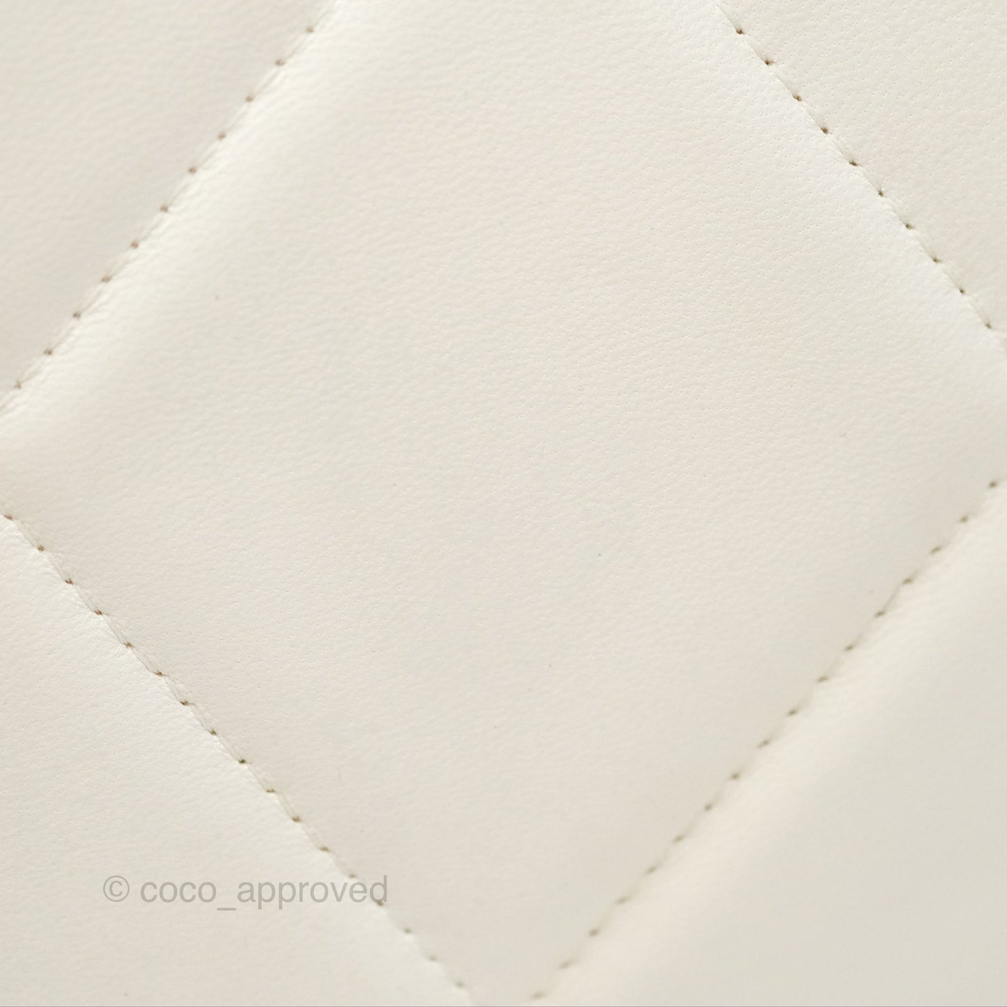 Chanel 19 Wallet on Chain WOC White Mixed Hardware