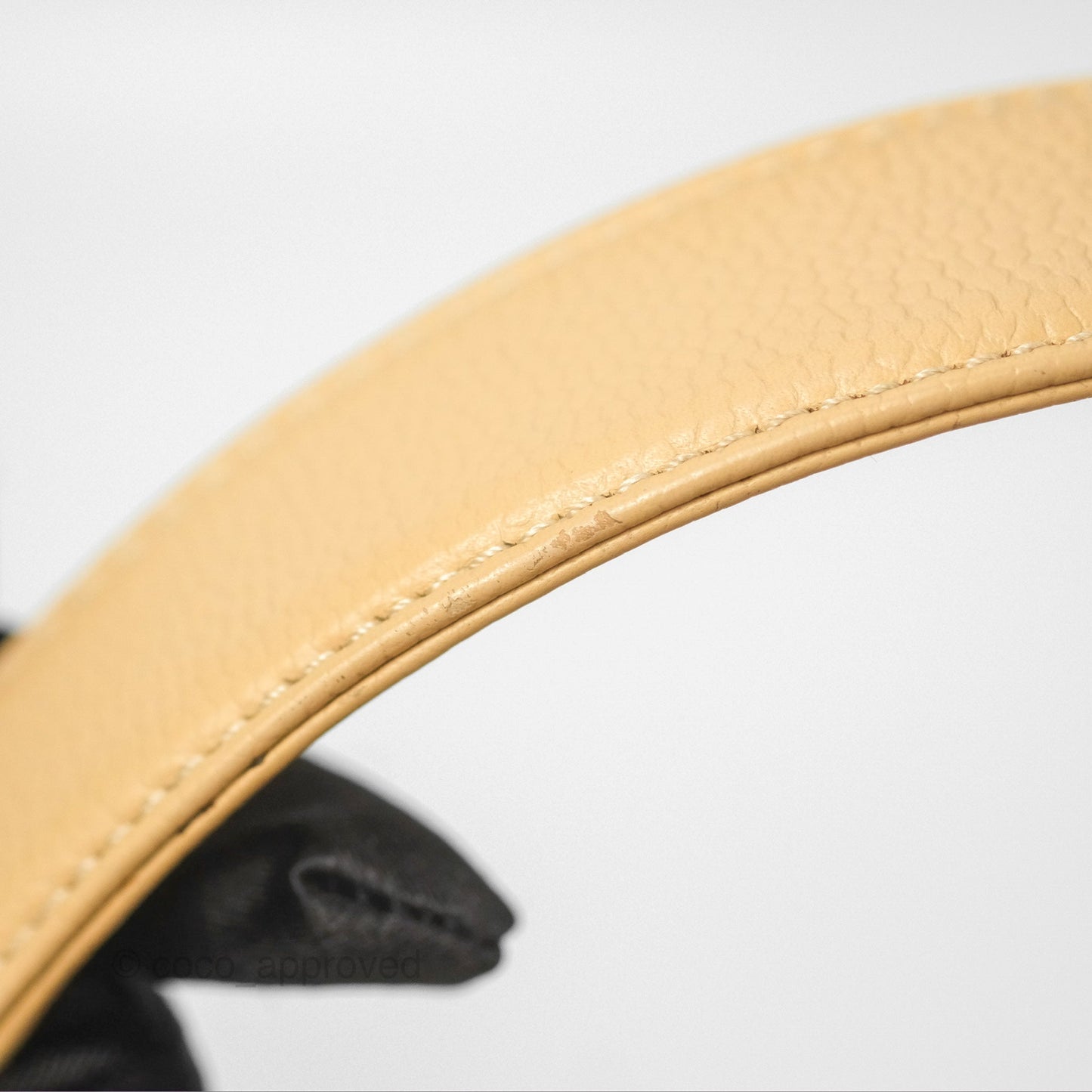 Chanel GST Beige Caviar Gold Hardware