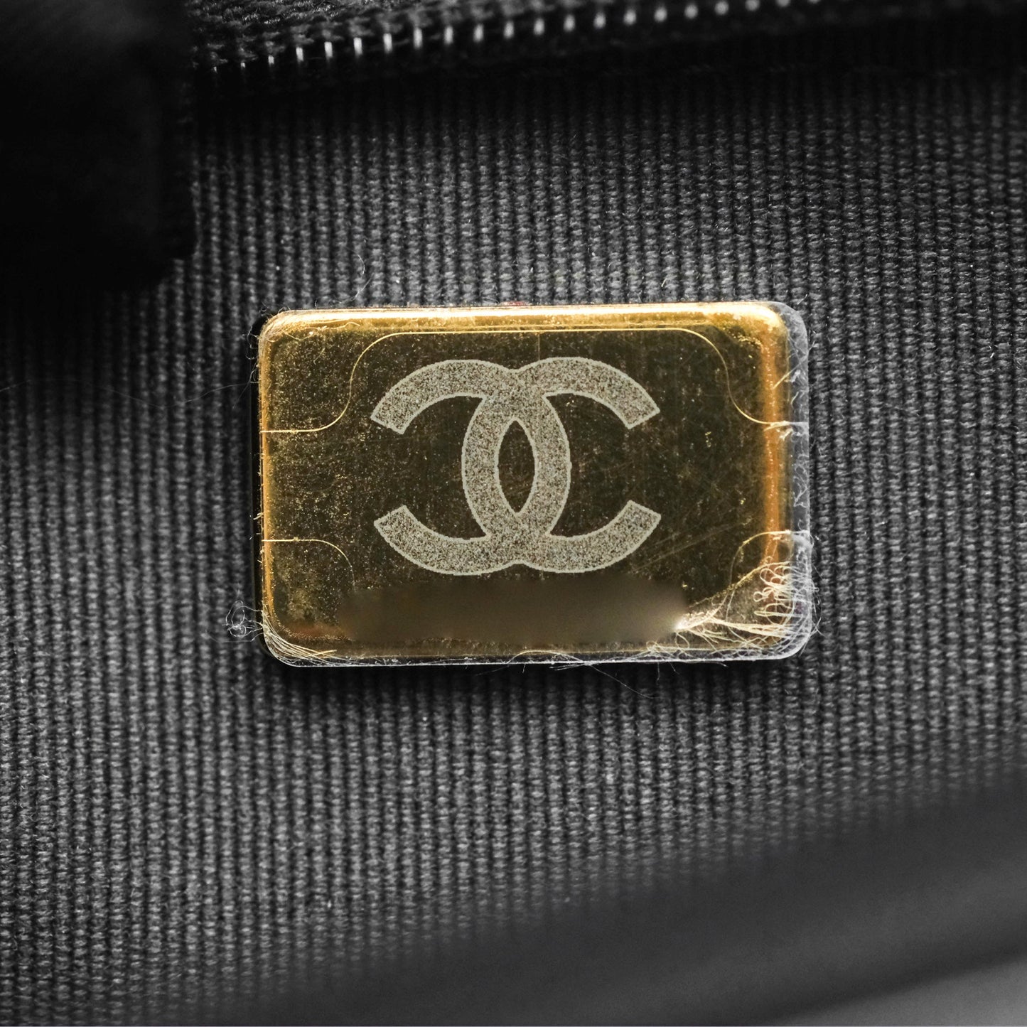 Chanel Wallet On Chain WOC Iridescent Dark Grey Lambskin Gold Hardware