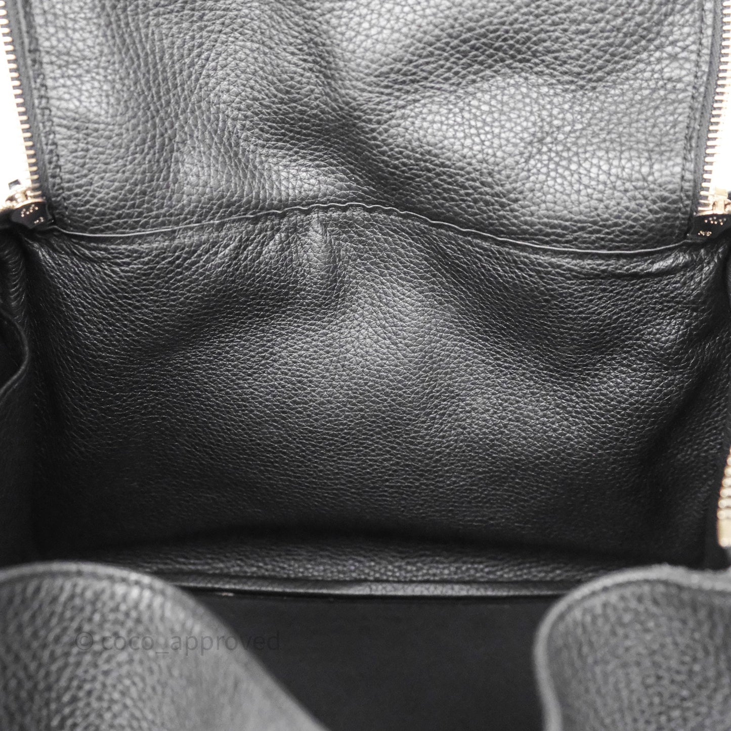 Hermès Lindy 30 Black Clemence Palladium Hardware