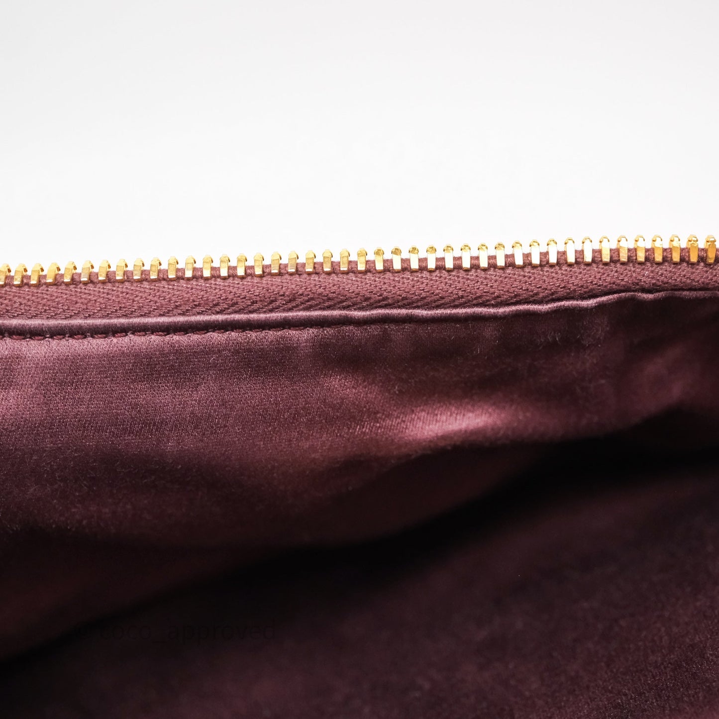 Miu Miu Bumbag Burgundy/Pink Gold Hardware