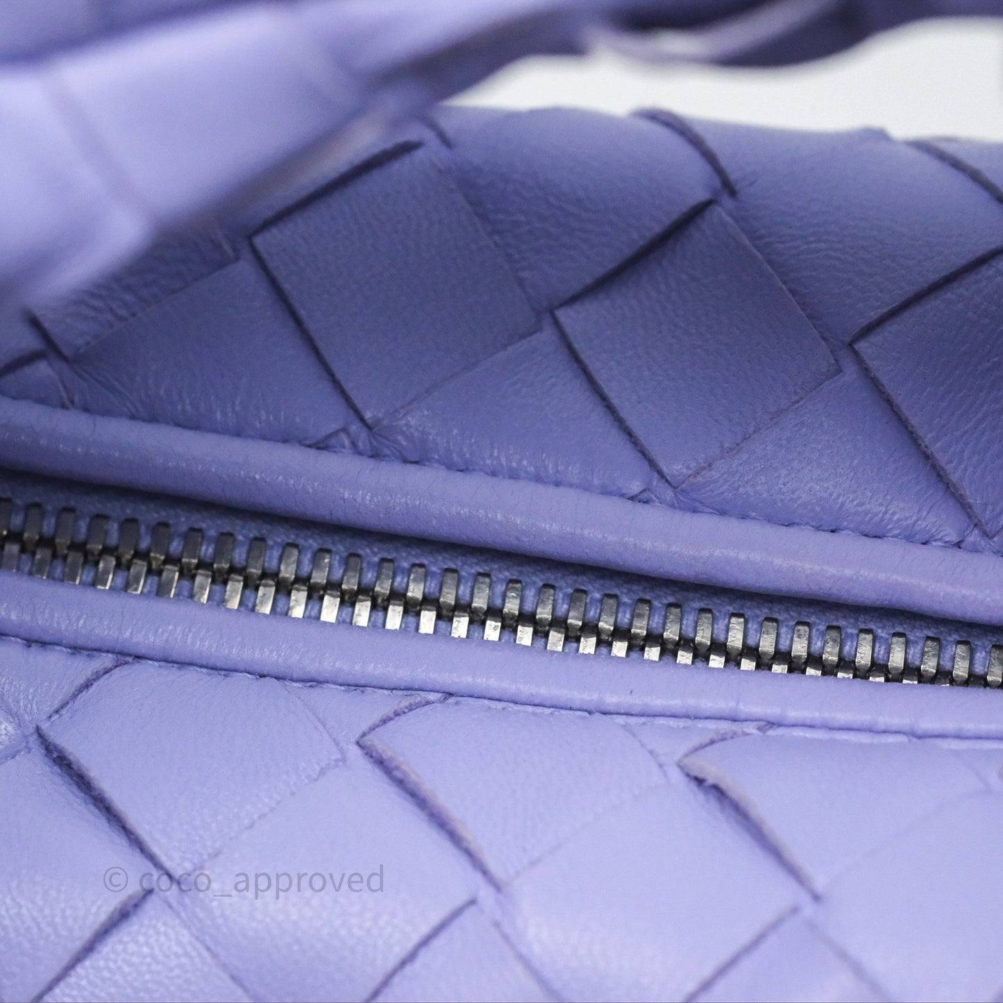 Bottega Veneta Mini Jodie Bag Purple Intrecciato Lambskin