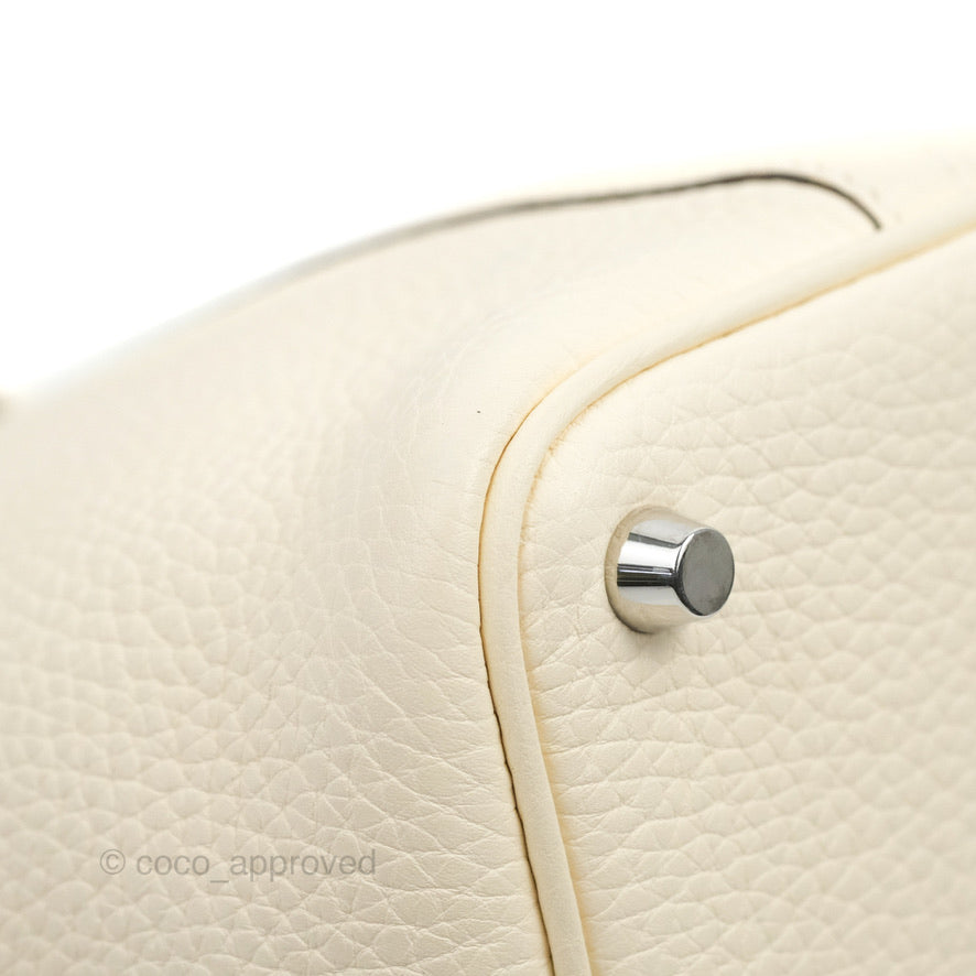 Hermès Picotin Lock 18 Nata Clemence Palladium Hardware