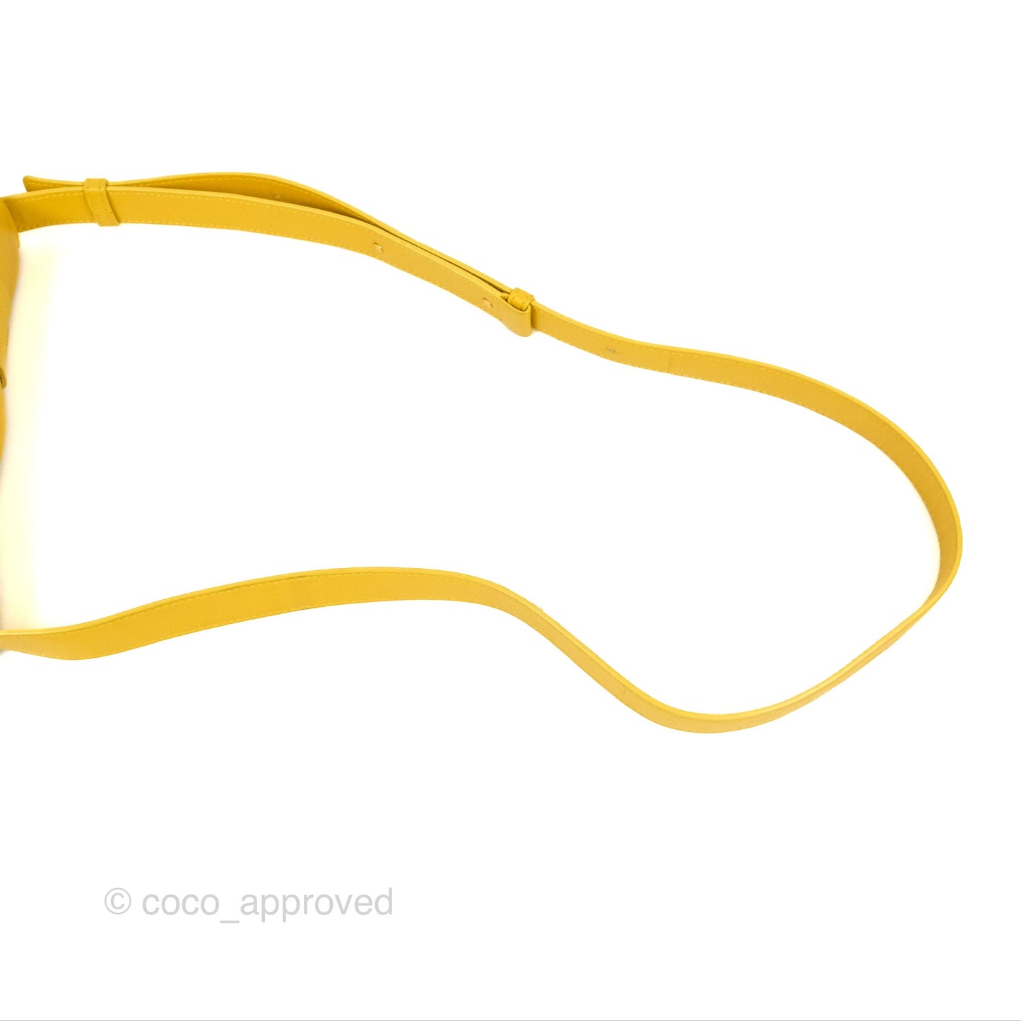 Bottega Veneta Cassette Shoulder Bag Intrecciato Yellow Lambskin