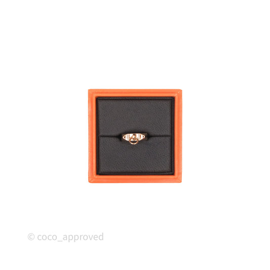 Hermes Collier de Chien Ring PM Rose Gold Size 52