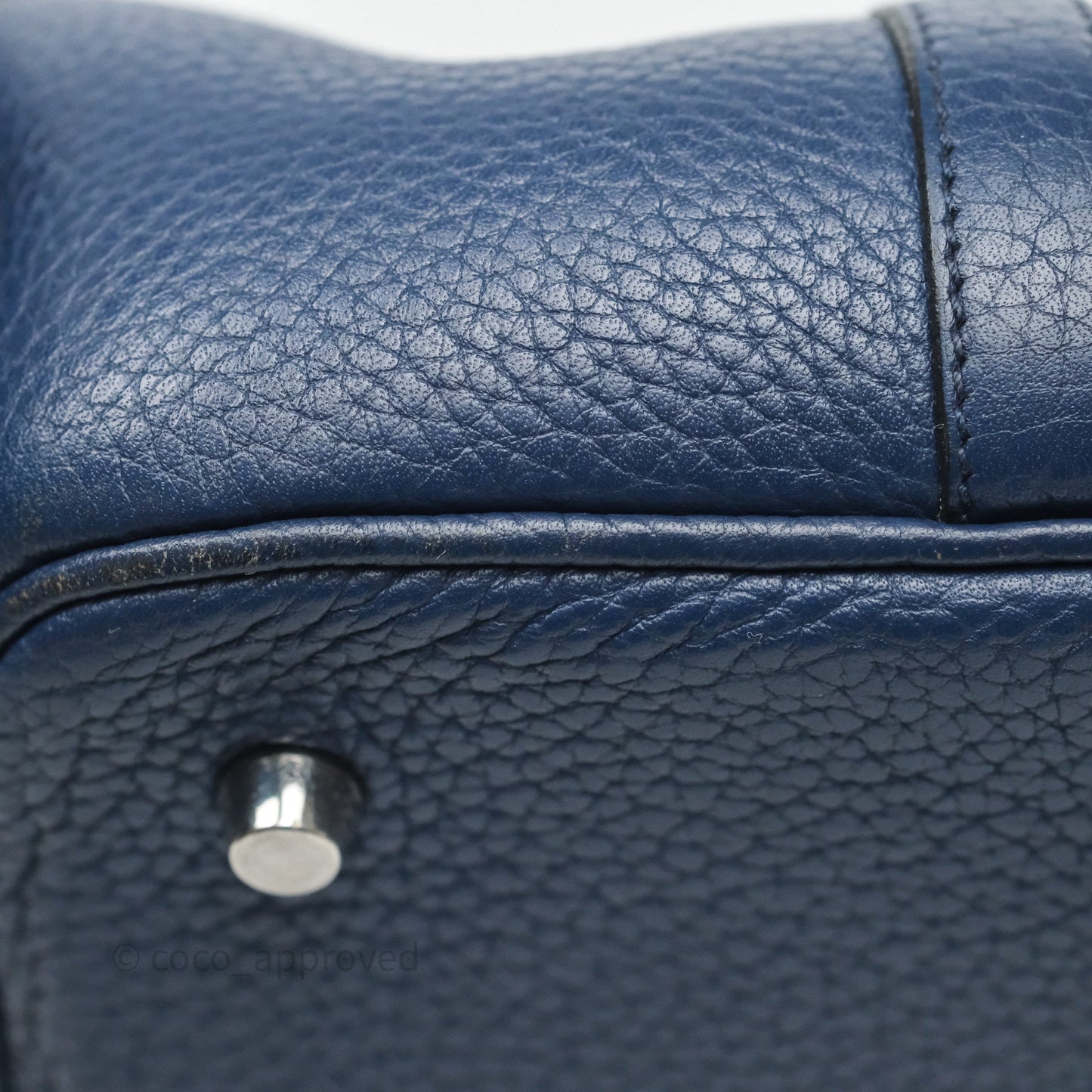 Hermès Picotin 22 Bleu Nuit 2Z Clemence Palladium Hardware