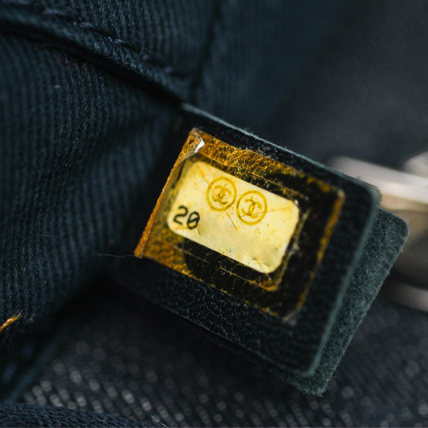 Chanel Medium Deauville Navy Canvas Silver Hardware